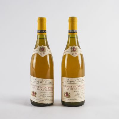 deux bouteilles de vin posées l'une à côté de l'autre sur une surface blanche