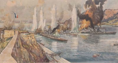 Marin MARIE (1901-1987). Mers el Kebir.