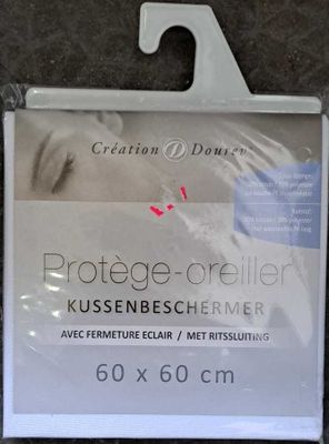69 / Lot de 7 protèges-oreillers avec fermeture éclair…