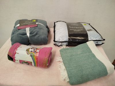 Lot de 25 plaids - différents modèles