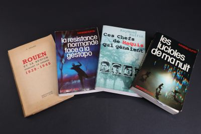 Lot de 4 volumes sur la résistance pendant la Seconde guerre…