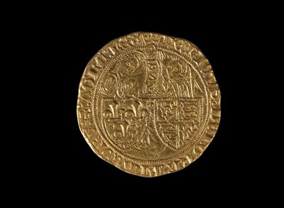 HENRI VI Salut d’or A/ HENRICVS DEI GRA FRACORV Z AGLIE REX - Photo 1