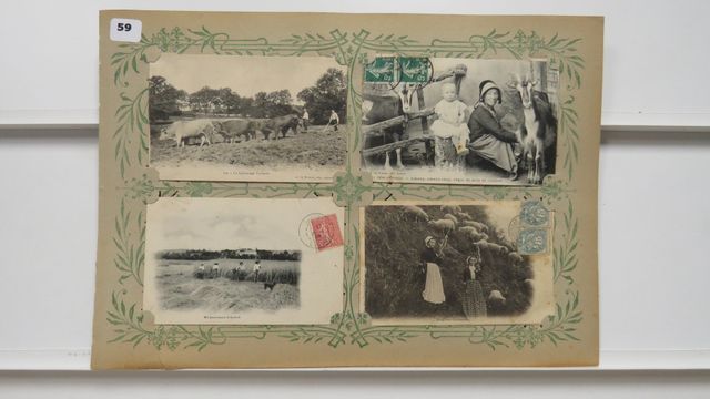Types Creusois Lot de 8cpa. 2 cartes avec petits défauts. Les aut...