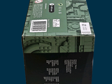 a green box that has some type of electronic device in it
