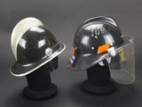 two helmets that are sitting on top of each other