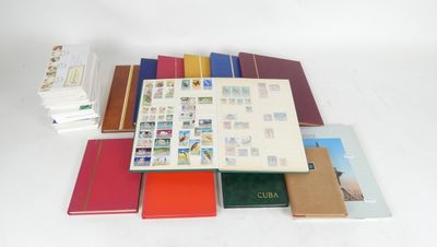 a lot of books that are sitting on a table