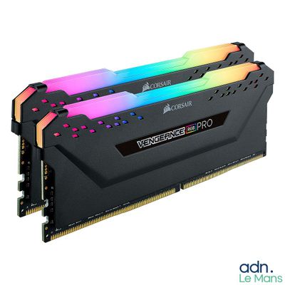 Lot de Quatre barrettes de RAM Corsair Vengeance RGB Pro 64G…