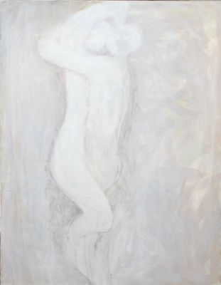 une image représentant une femme nue vêtue d'une robe blanche