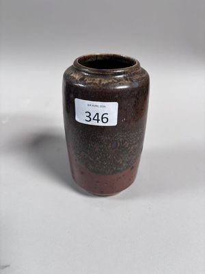 Vase en grès de forme cylindrique Signé sous la base RS ? XX…