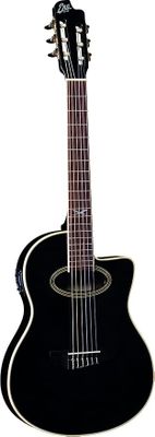 3.122// EKO GUITARS – NXT NYLON N100CE SEE THROUGH BLACK, Gu…