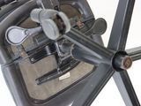 a close up view of a piece of luggage on a tripod