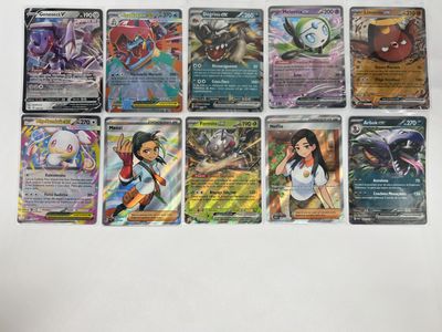 pokemon trading card game set with all the cards in the box