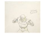 an image of a drawing of a man holding a baseball bat
