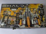 lego has a box with a picture of a man in a halo armor suit