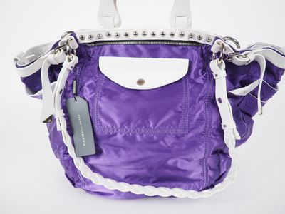 Francesco BIASIA Sac à main ou porté épaule en cuir blanc et…