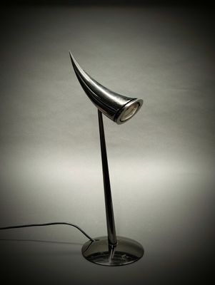 an image of a lamp that is on a table