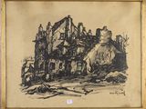 an image of a picture of a drawing of a castle