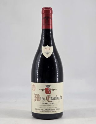 a bottle of red wine with a label on it