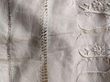 a close up of a piece of cloth with embroidery on it