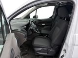 the interior of a white car with the door open and the driver ' s seat down