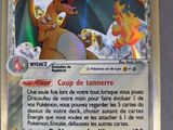 Au dos de la carte figure l'image d'un dragon.
