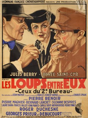 a poster for the movie les loups etreux