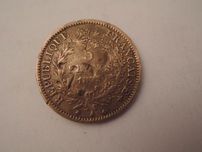 Monnaie France - 5 Franc Hercule 1873 A - Faux D'Epoqu…