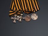 an image of a group of medals and a medal on a black background