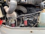 a close up of the engine of a truck