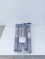 Lot de 4 pieds de table réglables CIME, finition acier noir,…