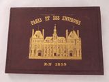 image aux tons marron et doré représentant un bâtiment surmonté d'une horloge