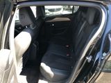 a black car with two seats in the back of it
