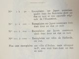 a close up of a book with a page in it