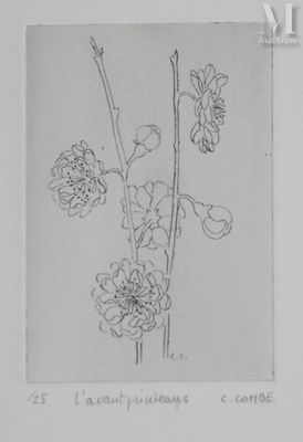 COMBE Camille (1911-2005) L'avant printemps