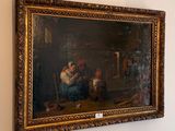 a picture of a painting hanging on the wall