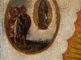 a picture of a painting on the wall of a building