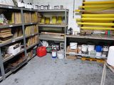 a room filled with lots of shelves filled with different types of materials