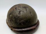 a helmet that is sitting on top of a table