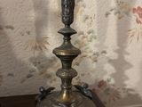 a candle that is on top of a table