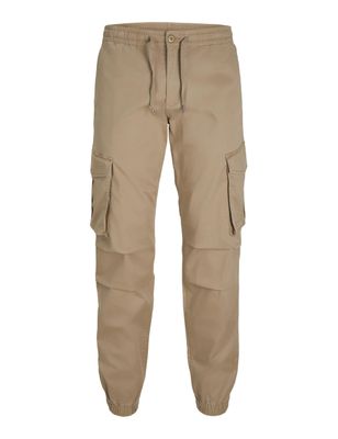 JACK & JONES - Pantalon cargo jogger - Relaxed Fit - Beige C…