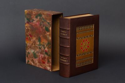 a book that is opened to reveal a book cover