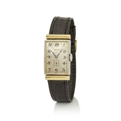 cartier an 18ct gold manual wind wrist watch