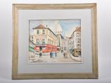 une image d'une peinture d'une rue de la ville