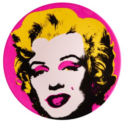 Andy Warhol Assiette en porcelaine "Marilyn" (rose)