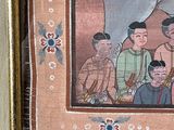 a picture of a painting of a group of people
