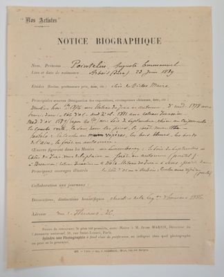 une photo en noir et blanc d'un document comportant du texte