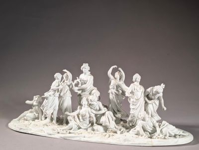 figurines représentant la Nativité de Jésus et de Marie dans le jardin de Gethsémani
