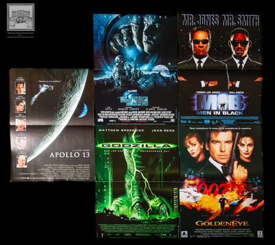 CINÉMA - DIVERS, Lot de 5 affiches, dim. 54x40cm (environ), …