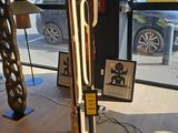an image of a lamp that is on display in a store