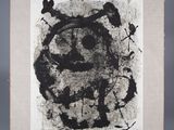 une image représentant une peinture en noir et blanc sur une toile